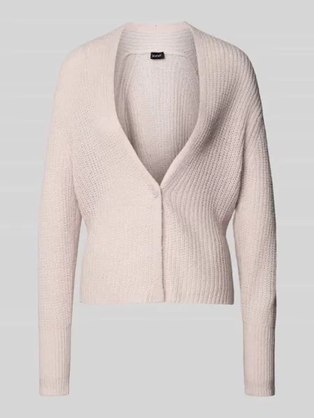 Kardigan w kroju regular fit z domieszką wełny z alpak Model Kanna' Joop! różowy