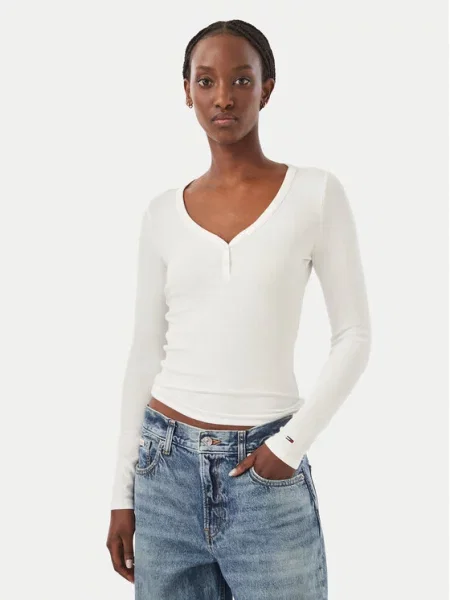 Halenka Tommy Jeans bílá