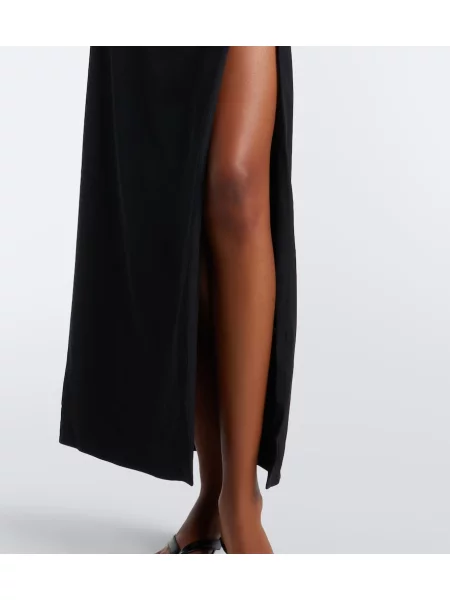 Rochie Sir cu volane negru
