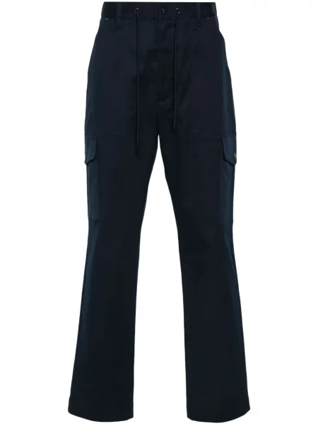 Pantaloni Moncler albastru