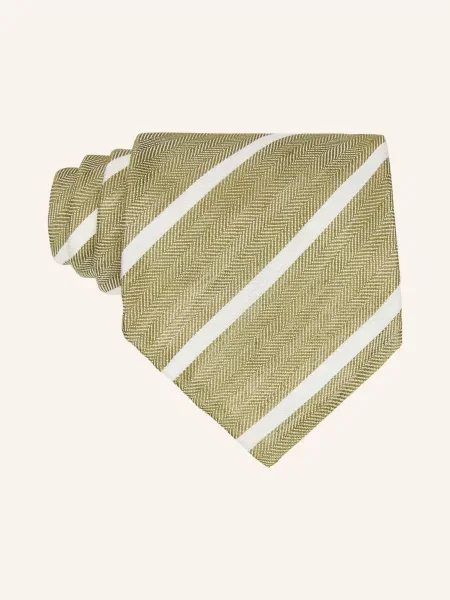 Finamore Kravata / krémová khaki
