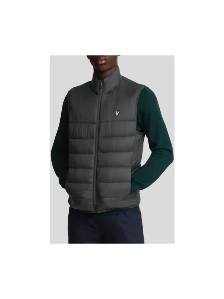 Ocieplana kamizelka Lyle & Scott szara
