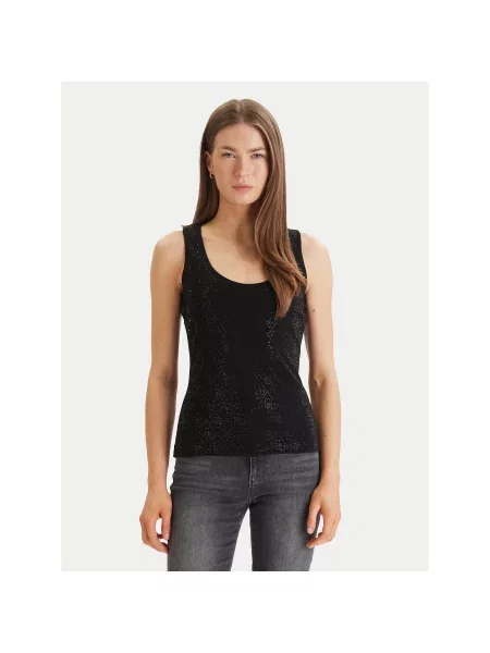 Guess Top Regular Fit črna