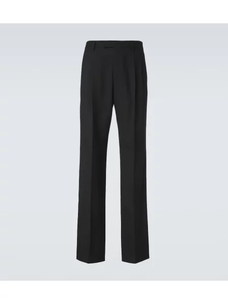 Pantaloni Valentino de lână negru