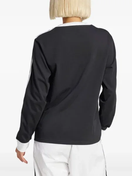 Бягане тениска Adidas с автограф отразяващ черно