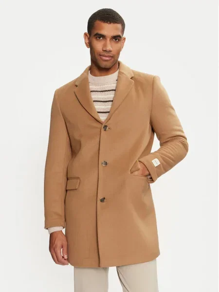 Calvin Klein Palton de lână bej