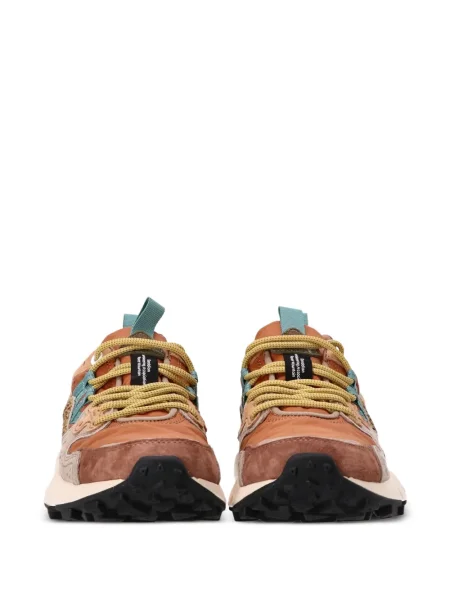 Bőr virágos sneaker Flower Mountain narancsszínű