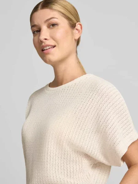 Męski t-shirt o kroju regular fit z domieszką bawełny model SC-GINGER 1' Soyaconcept biała