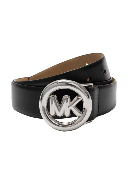 MICHAEL Michael Kors opasok dámsky kožený čierna
