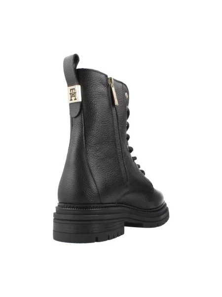 Tommy Hilfiger De piele botine negru