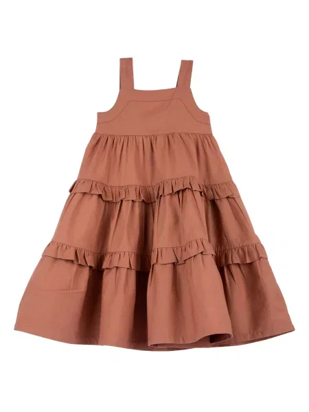 Дитячий Сарафан Chicco бавовна/ліоцел коричневий