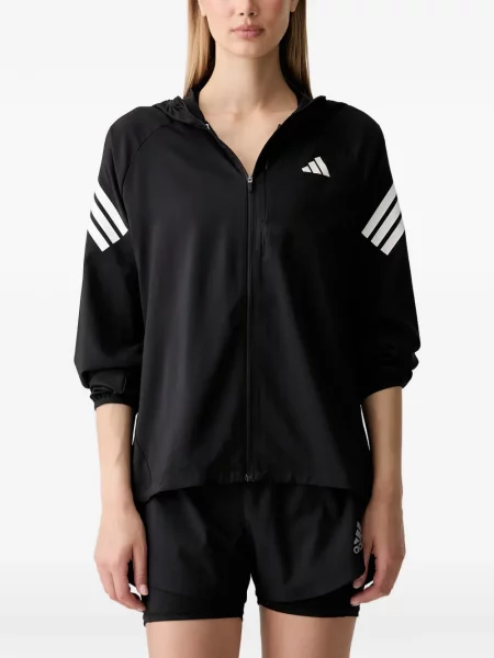 Pantaloni Adidas cu imagine cu model leopard alergare violet