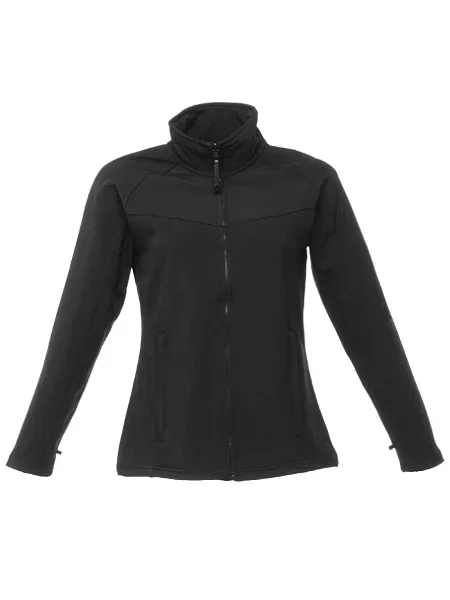 Kurtka wiatroodporna Softshell Czarny czarny czarna