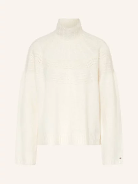 Tommy Hilfiger Sweter weiss beżowy
