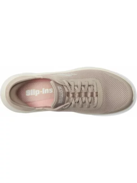Sneakersy Skechers Go Walk Slip In różowe