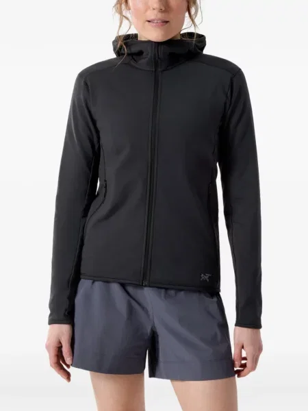 Geacă Arc'teryx cu glugă negru