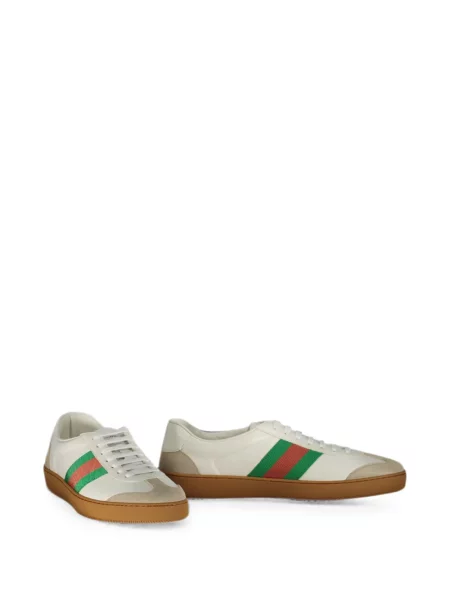 Sneakerși Gucci din piele cu dungi