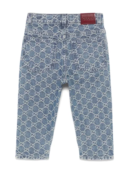 Spodnie dziecięce Gucci niebieskie