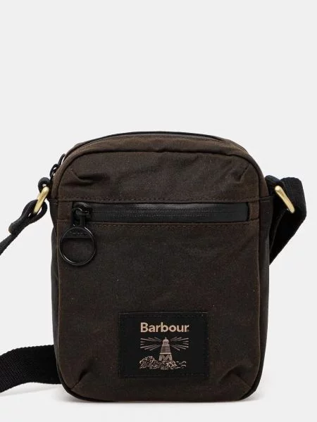 Barbour borseta verde maro