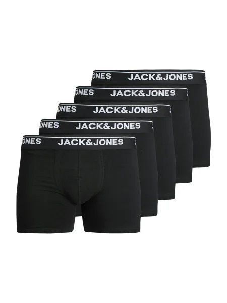 JACK & JONES Boksarice JACHENRY črna bela
