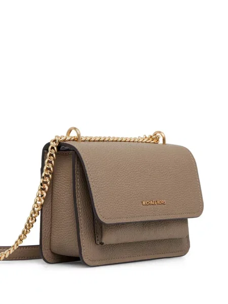 Portofel Michael Michael Kors cu volane plisat de lână negru