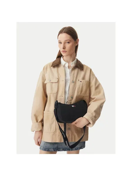 Tommy Jeans Torbica Tjw Ess Daily Shoulder Bag crna
