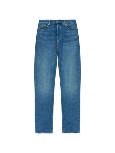 Blugi Samsøe Samsøe albastru