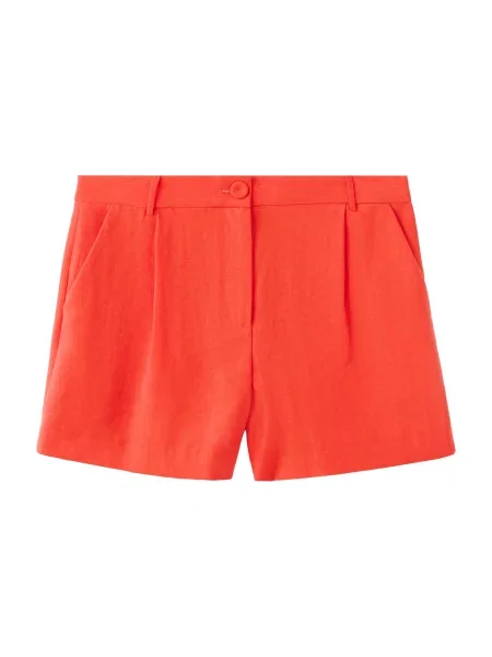 MANGO Pantaloni cutați PEACH' portocaliu