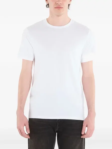 Tricou Calvin Klein cu autograf alb