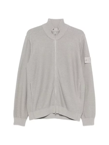 Cardigan Stone Island cu strasuri gri