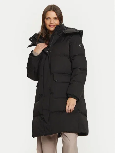 Guess Palton de iarnă Belkisa negru