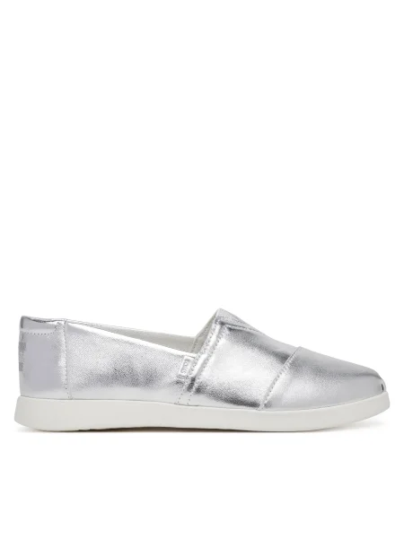 Pantofi Toms argintiu