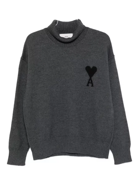 Golf golf Ami Paris w serca szary