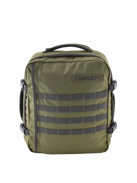 CabinZero Military 28 l túra hátizsák zöld. Méret: 28 l zöld