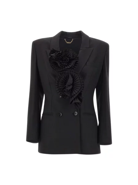 Marynarka Blumarine wełniana czarna