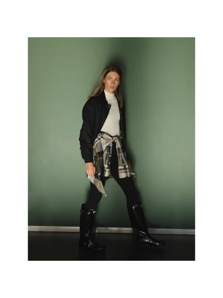 Hunter Prijelazna jakna Leith Oversize crna