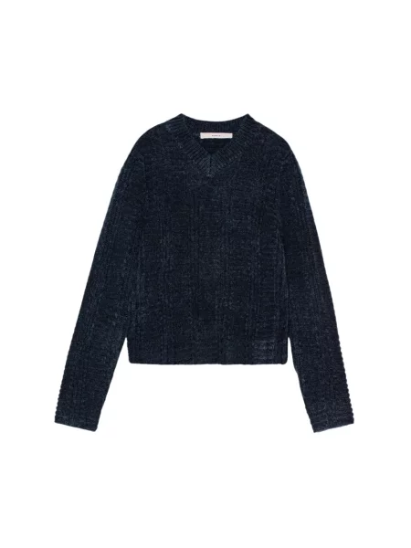 Dzianinowy sweter Remain Birger Christensen niebieski