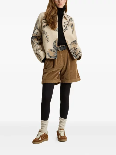 Geacă Woolrich cu model floral din jacard