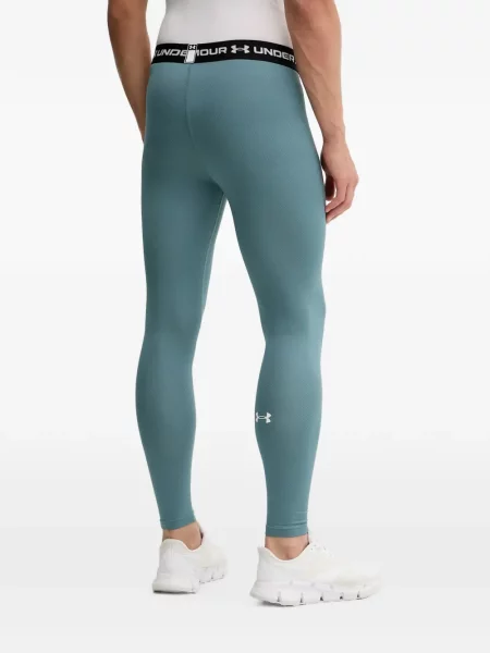 Leggings Under Armour cu autograf albastru