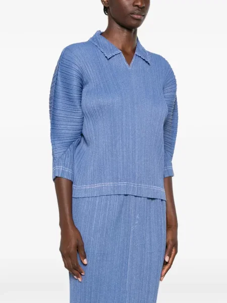 Top Pleats Please Issey Miyake albastru