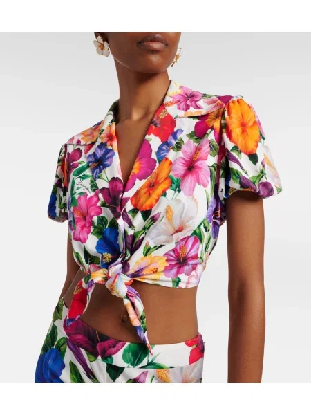 Decupat top Dolce&gabbana cu model floral