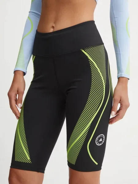 Σορτς προπόνησης adidas by Stella McCartney TruePace μαύρο