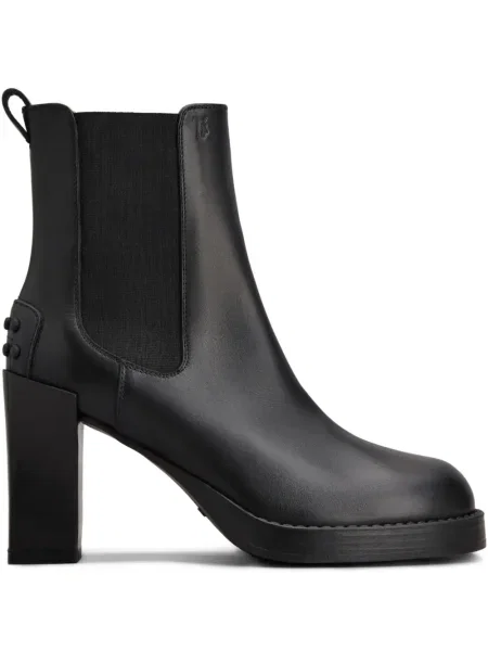 Botine chelsea Tod's din piele negru