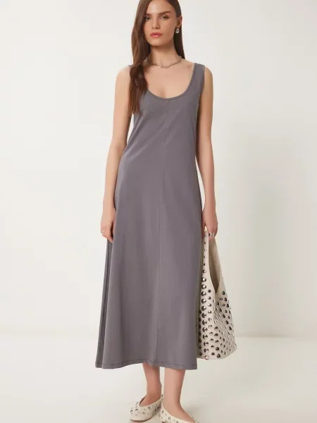 Happiness İstanbul Rochie închis gri