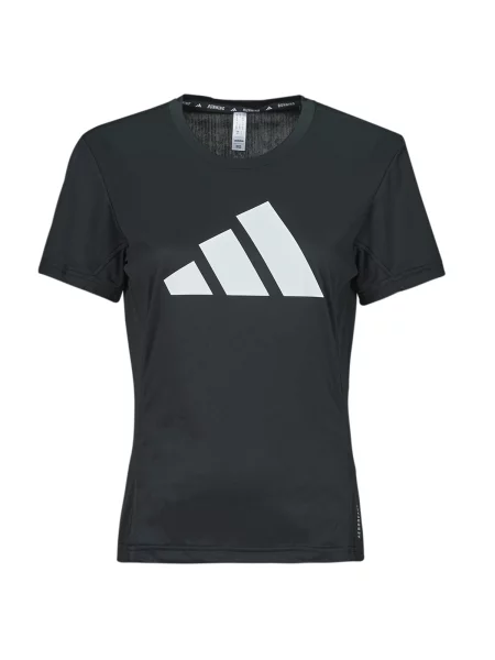 Tek majica Adidas s kratkimi rokavi črna