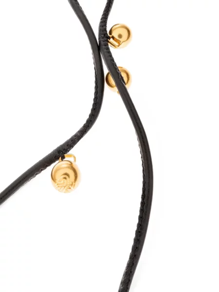 Cu centură curea By Malene Birger din piele negru