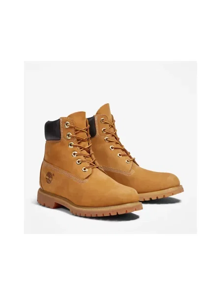 Botki Timberland skórzane brązowe