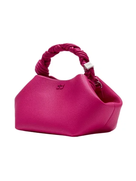 GANNI Bou Small torebka crossbody z imitacji skóry różowa