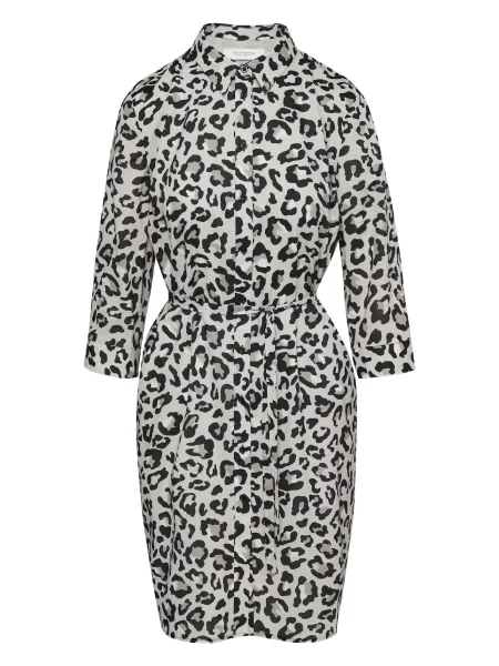 Comma casual identity Dolga srajca temno siva / svetlo siva črna