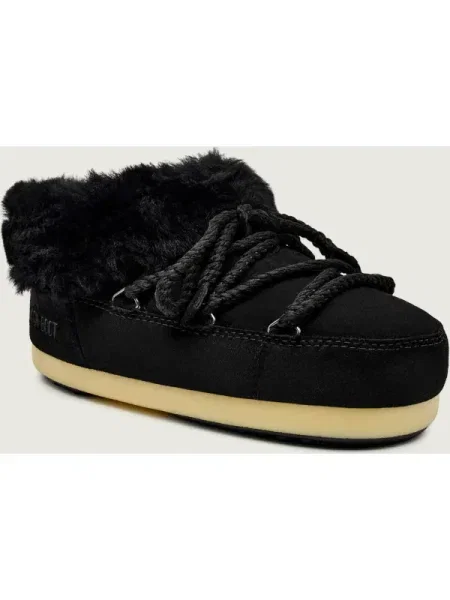 Moon Boot cizme de zăpadă din piele întoarsă MB EVX MULE SUEDE negru